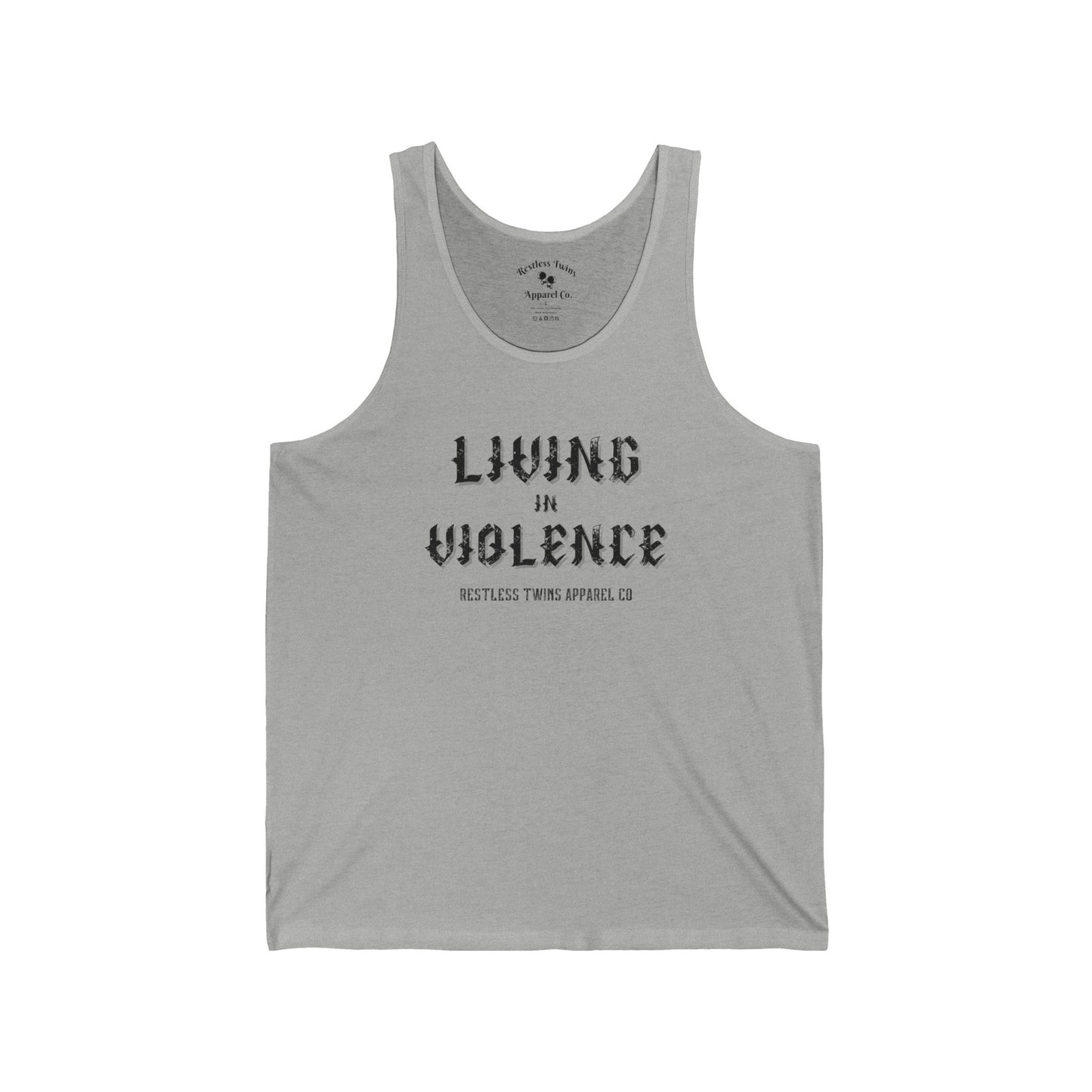 Living in Violence Men's Tank Top