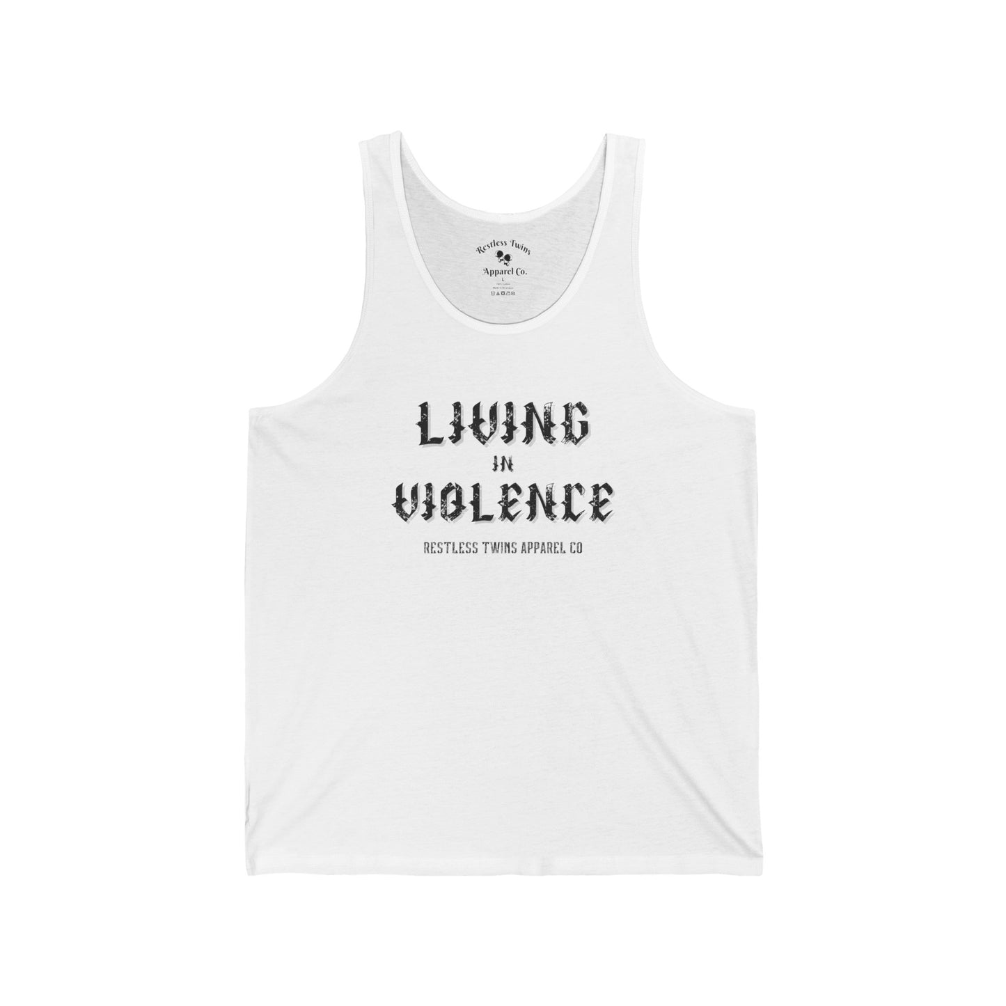 Living in Violence Men's Tank Top