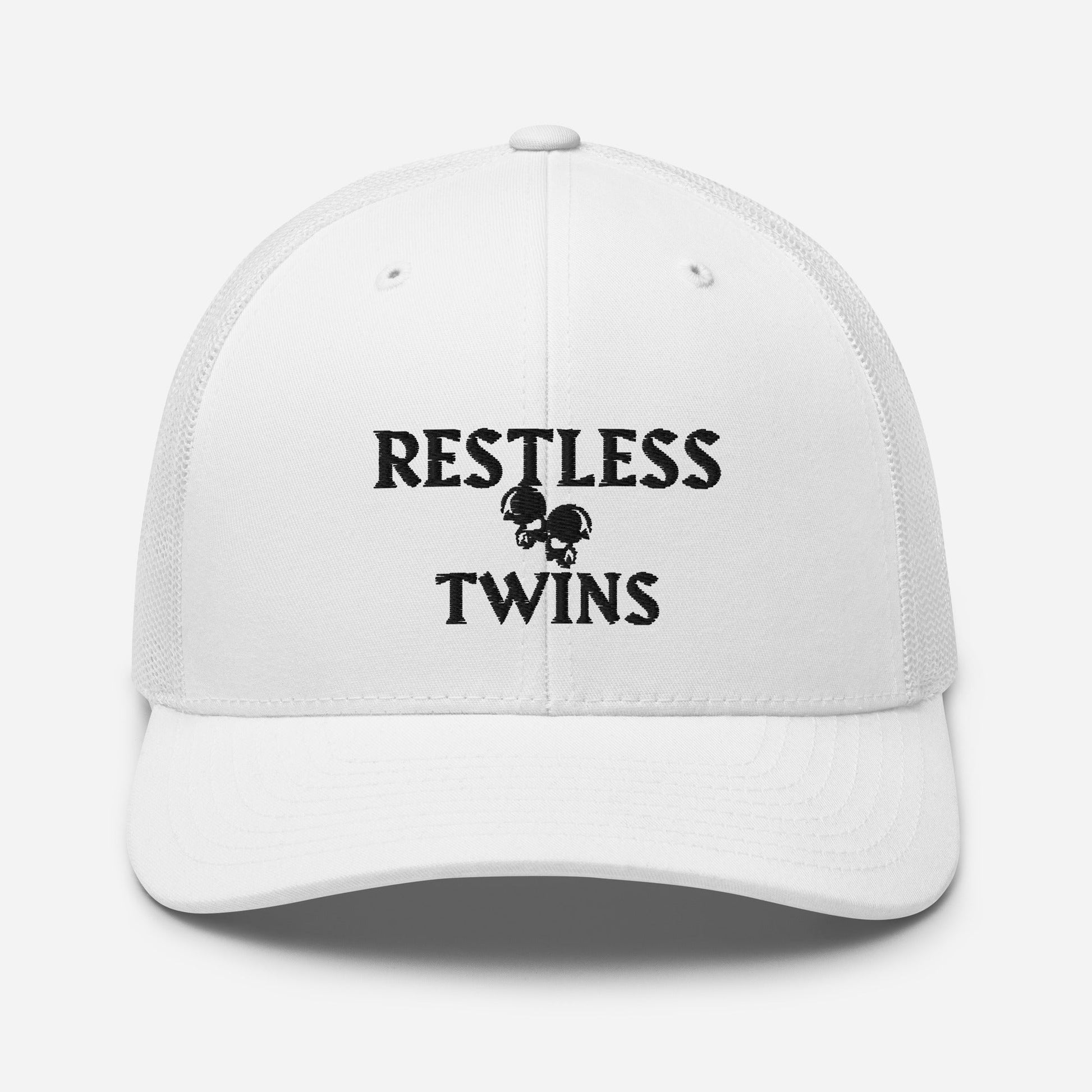 Restless Twins Unisex Trucker Cap (Black Logo) - Restless Twins Apparel Co.