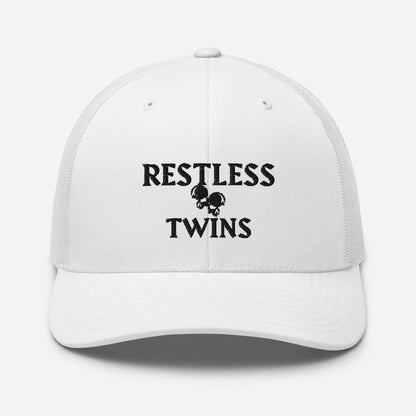 Restless Twins Unisex Trucker Cap (Black Logo) - Restless Twins Apparel Co.