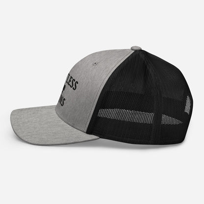 Restless Twins Unisex Trucker Cap (Black Logo) - Restless Twins Apparel Co.