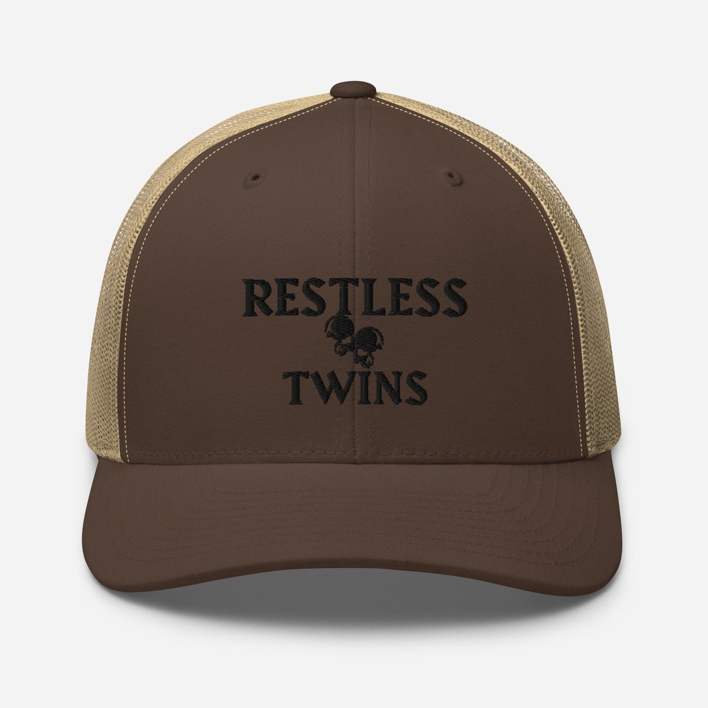 Restless Twins Unisex Trucker Cap (Black Logo) - Restless Twins Apparel Co.