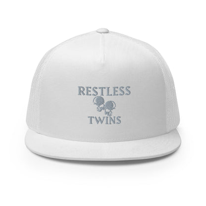 Restless Twins Unisex Trucker Cap (Flat Bill) - Restless Twins Apparel Co.