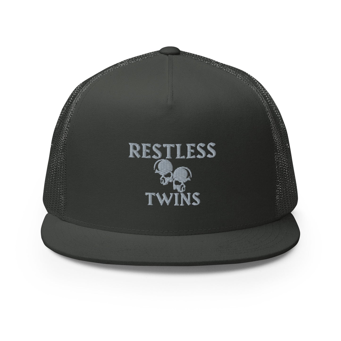 Restless Twins Unisex Trucker Cap (Flat Bill) - Restless Twins Apparel Co.