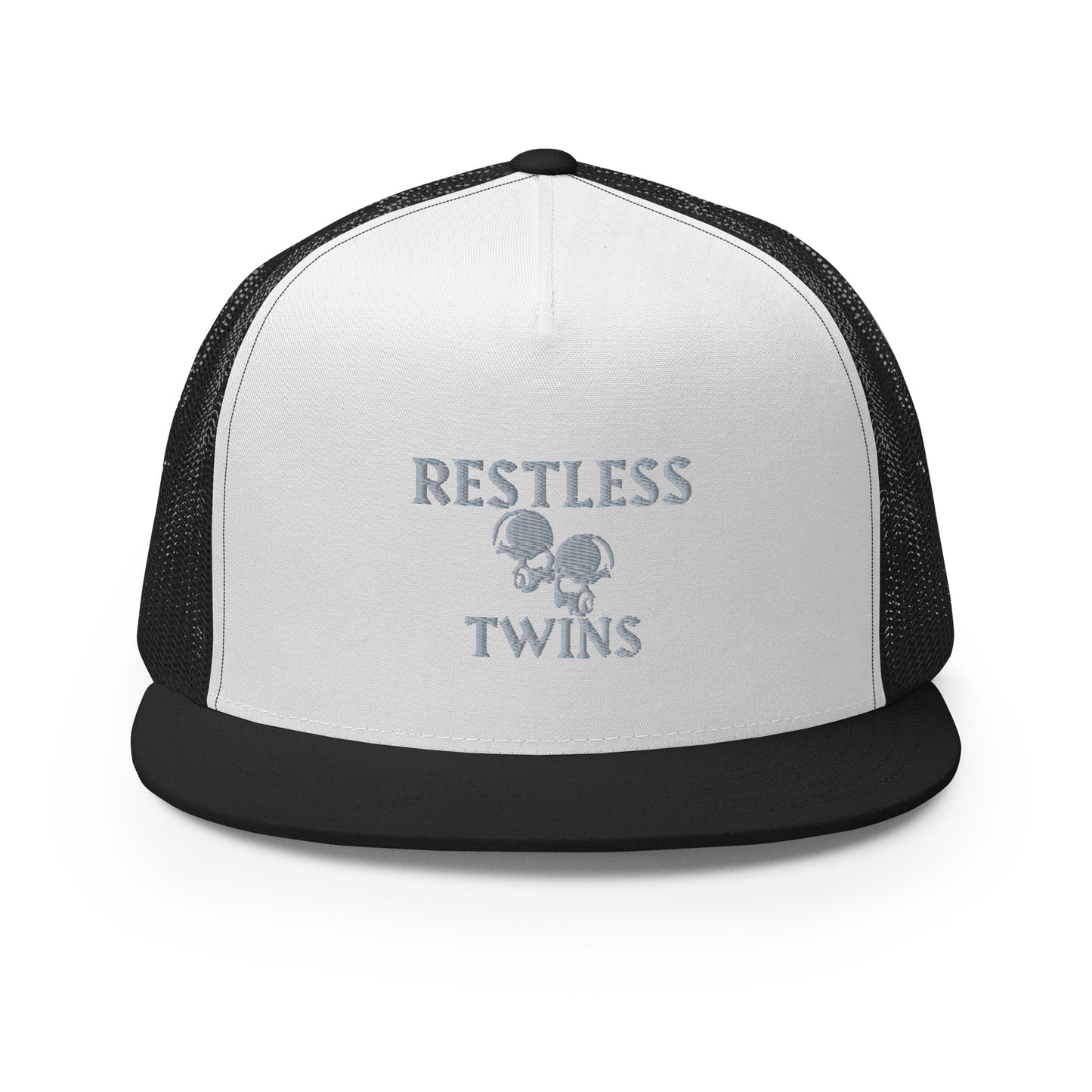 Restless Twins Unisex Trucker Cap (Flat Bill) - Restless Twins Apparel Co.