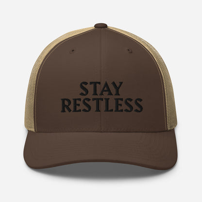 Stay Restless Trucker Cap (Temp) - Restless Twins Apparel Co.