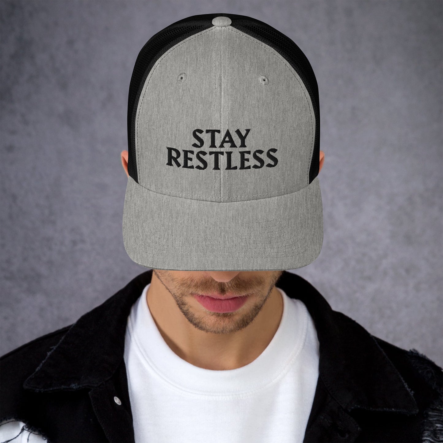 Stay Restless Trucker Cap (Temp) - Restless Twins Apparel Co.